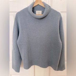 ARITZIA Luxe Cashmere sweater- Slate blue- Size M